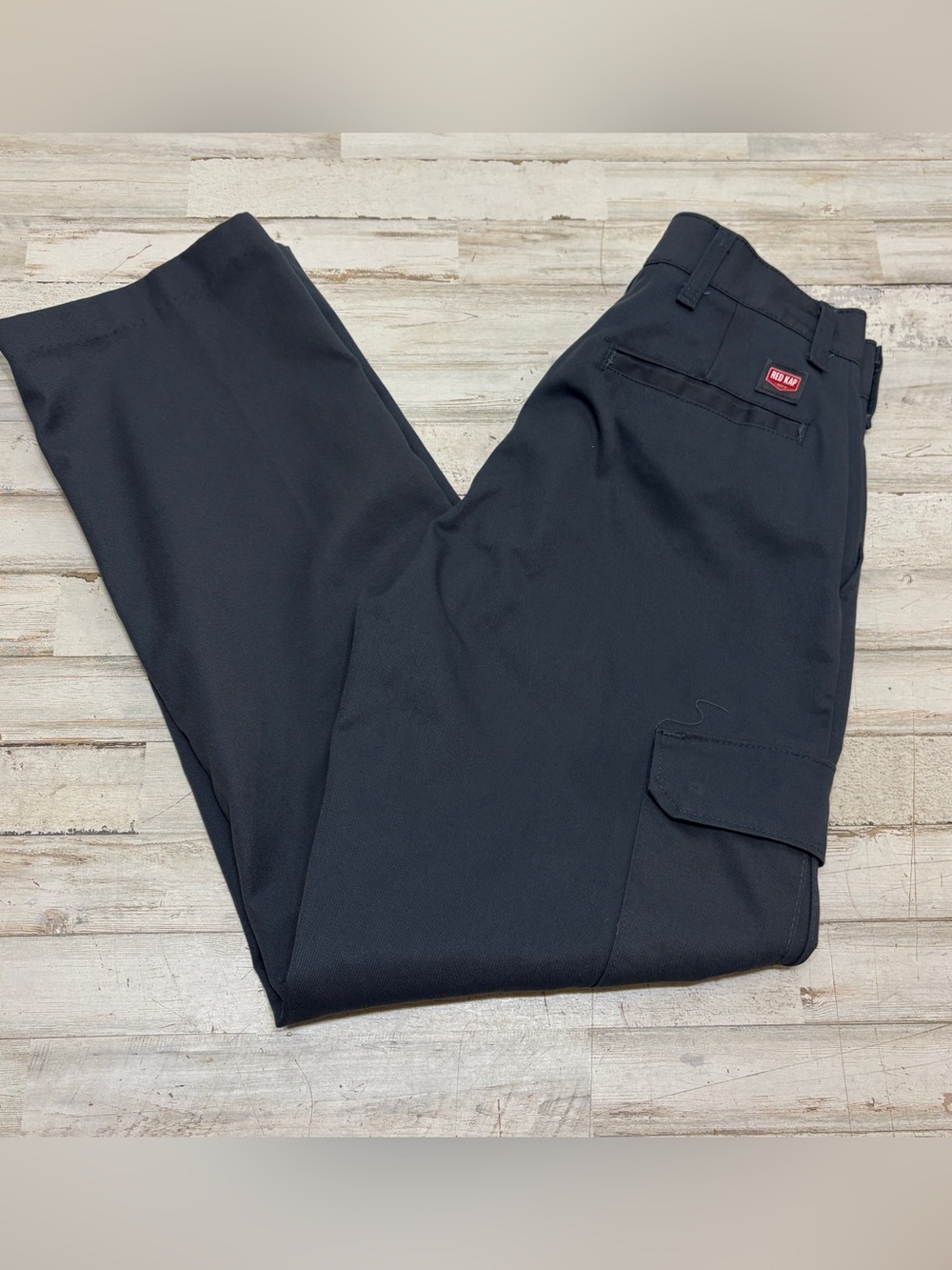 Red Kap Pants Cell Phone Cargo Pocket Men's Industrial Work Uniform 30” x 30”